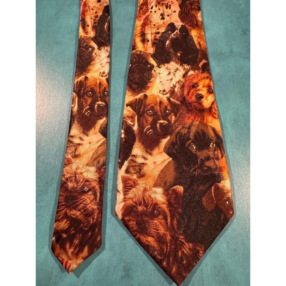 Steven Harris‎ Novelty Tie – Dog Print Design 🐾